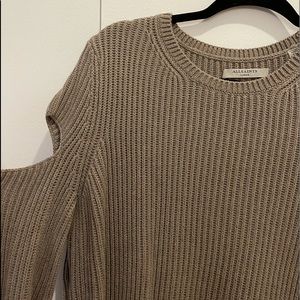 ALL SAINTS cut out sweater
